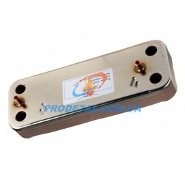 Теплообменник вторичный ГВС  10 пластин Baxi FOURTECH, ECO Four/ Westen Pulsar